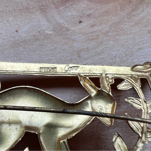 💚Sterling silver deer brooch - Picture 3 of 4